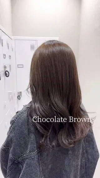 カラー 透明感|ストレート| クロスパーマ|はるかのヘアスタイル