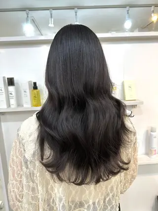 ロング カラー 髪質改善/レイヤー ストウシンゴのヘアスタイル