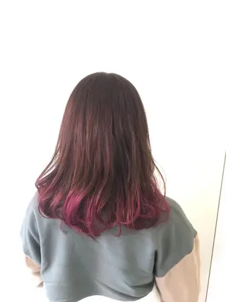 セミロング 髪質改善 頭身浴/ 中田のヘアスタイル