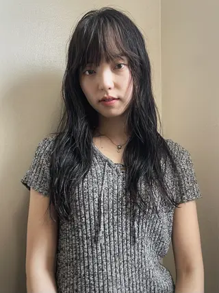 ロング カラー 安部佑哉/ハイトーン /レイヤー/グランジのヘアスタイル