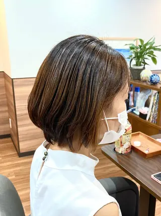 ショート パーマ Annon プライベートサロンのヘアスタイル