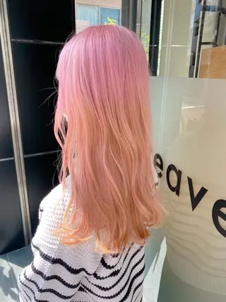 ロング カラー ﾊｲﾄｰﾝ/ｶﾗｰ/ 用賀/稲若健太郎のヘアスタイル