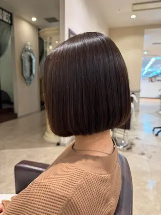 ミディアム シャンプーボーイセントラル所属・ミウラフウキ 髪質改善のヘアスタイル