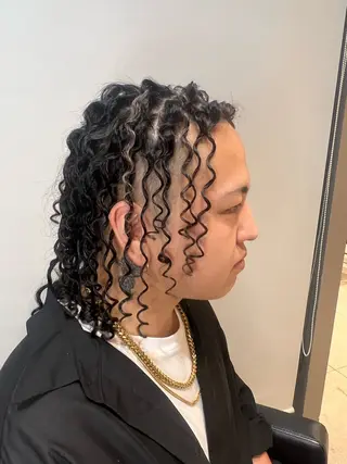 パーマ メンズ Le'a所属・渋谷/フェード/ 國分 翔のヘアスタイル