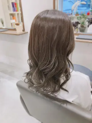 セミロング mu-kicii 三鷹店所属・撮影モデル募集中☆ オグリヤスエのヘアスタイル