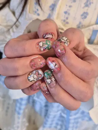 ネイル 3dパーツ/流行り 👧shushu❤️のネイルデザイン