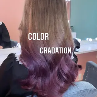 ロング カラー エクステ🩵ブリーチ 韓国ヘア🩵KAEのヘアスタイル