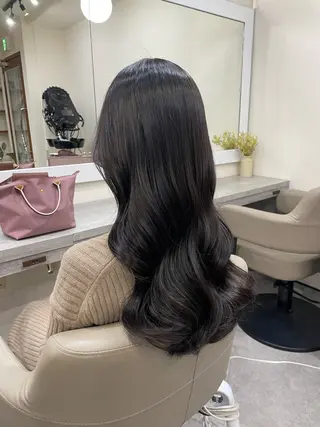 ロング パーマ 韓国風パーマ/ヘア セット/店長みづきのヘアスタイル