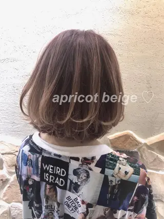 ショート カラー 池袋/透明感カラー 🎀Yuri🎀のヘアスタイル