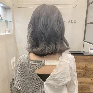ミディアム カラー エクステ KAZUMAのヘアスタイル