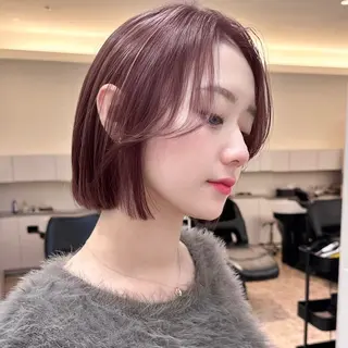 ミディアム 顔周り指名NO.1 🤍似合わせ／Maoのヘアスタイル