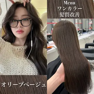 ロング カラー ヘアアレンジ 💕トレンドうる艶髪 💕TUNE銀座のヘアスタイル