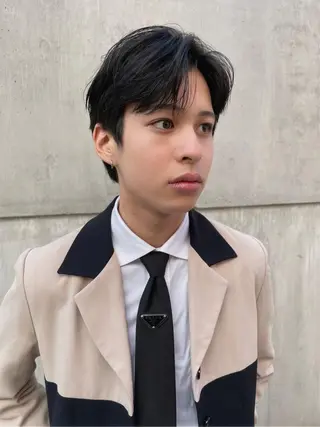 ショート パーマ メンズ スパイラルパーマ 🌐hina⭐️のヘアスタイル