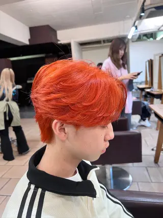 ミディアム パーマ メンズ メンズカットパーマ ✂️ JOYAのヘアスタイル