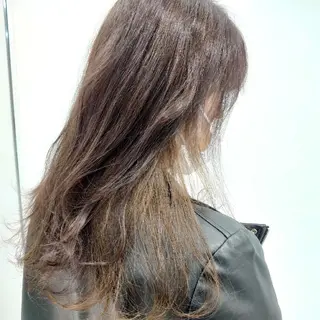 ロング カラー 髪質改善/ブリーチ 田代 龍我のヘアスタイル