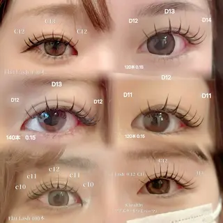 マツエク・マツパ Amour angeのマツエク・マツパデザイン