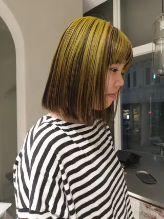 カラー hishida akiho  🩰のヘアスタイル