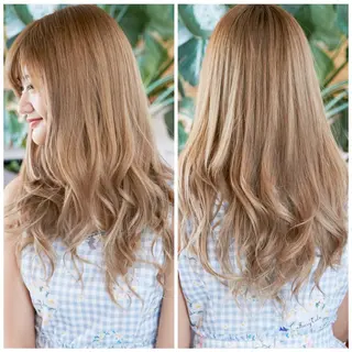 ショート ミディアム セミロング ロング カラー ヤナ マネージャーのヘアスタイル