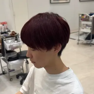 ショート カラー メンズ SALOWIN名古屋Suite店所属・名古屋のメンズ特化 美容師/わたるのヘアスタイル