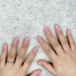 ミディアム カラー パーマ ヘアアレンジ メンズ キッズ ネイル マツエク・マツパ Salon Ｋのネイルデザイン