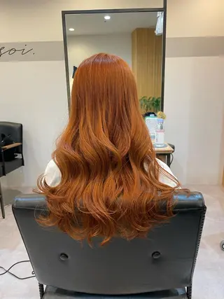 セミロング カラー akane .のヘアスタイル