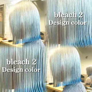 ショート カラー ハイトーン/横浜 /伊藤　怜のヘアスタイル