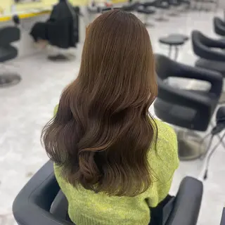 セミロング カラー パーマ ヘアアレンジ メンズ キッズ ネイル マツエク・マツパ アイブロウ Lumo所属・💖横浜ブリーチなし 💖MIHOのヘアスタイル