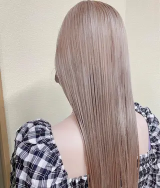 ロング カラー ケアブリーチ /髪質 改善/古橋圭史郎のヘアスタイル