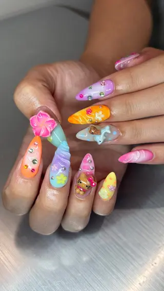 ネイル 👽個性派ネイル🎀 komachiのマツエク・マツパデザイン