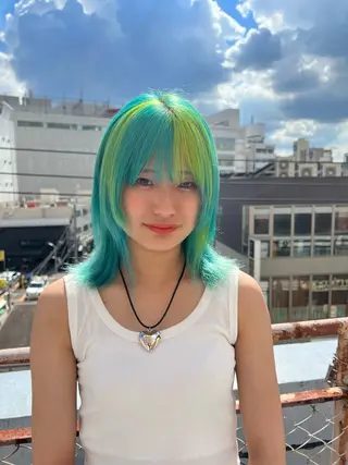 ミディアム カラー 🍀お悩み改善憧れの 美髪　小林風雅のヘアスタイル