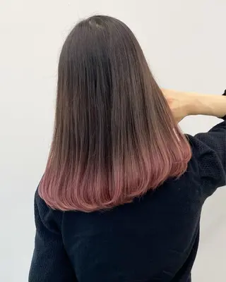 ロング カラー ヘアアレンジ earth綱島店 佳太のヘアスタイル