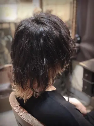 ミディアム メンズ メンズ支持率No.1 店長　石川和馬のヘアスタイル