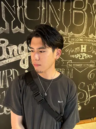 ミディアム パーマ メンズ SALOWIN栄3丁目店所属・俵 知広のヘアスタイル