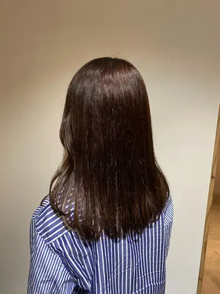 セミロング カラー 🫧縮毛矯正🫧ai hara🫧表参道のヘアスタイル