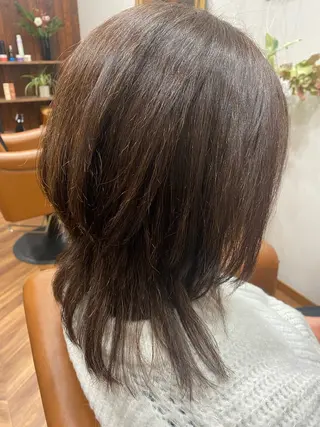 ミディアム gatto  nero所属・【似合わせカット 】🦋岩崎 美保🐾のヘアスタイル