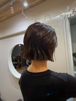 ショート カラー CLOVE所属・下石怜子/レイヤー/ 透明感カラーのヘアスタイル