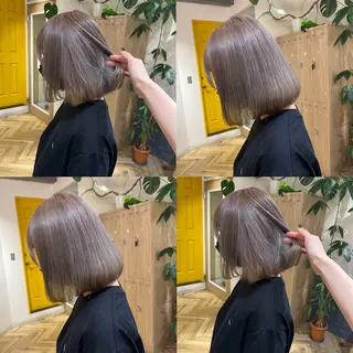 ミディアム 艶カラー/韓国顔周り 🎀mamiのヘアスタイル