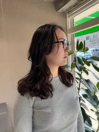 セミロング shian橋本南口所属・月200人を担当 💇‍♀️栗林のヘアスタイル