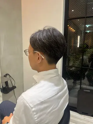 ショート メンズ ナミ🩶暗髪/暖色 ❤️/透明感/縮毛のヘアスタイル