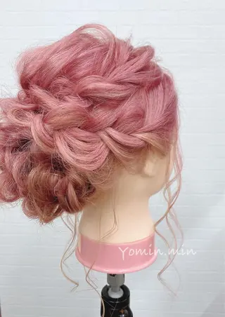 セミロング ヘアアレンジ GRANLUSSO 〜グランルッソ駅前店所属・木口 嘉美のヘアスタイル