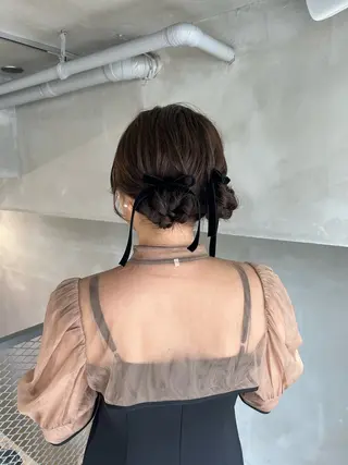 セミロング ヘアアレンジ bob/ aoiのヘアスタイル