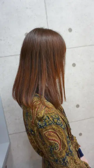 セミロング 羽田 hadaのヘアスタイル