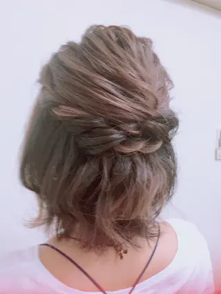 ミディアム Delight ヘアメイク着付けのヘアスタイル