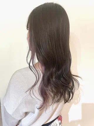 ロング カラー 佐藤 梨里花 ❤︎のヘアスタイル