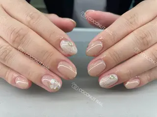 ネイル 神田 ココナッツのネイルデザイン