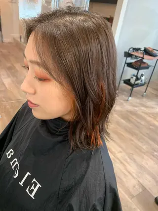 カラー GO TODAY  SHAIR SALON 梅田NU茶屋町店所属・田中成美/レイヤー カット/透明感カラーのヘアスタイル