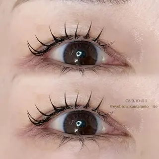 マツエク・マツパ Zina 熊本 eyelash＆nail所属・リオ ｜眉×まつ毛の眉毛・アイブロウイメージ