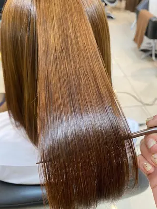 ミディアム ショートボブ✨️ 池田芽生のヘアスタイル