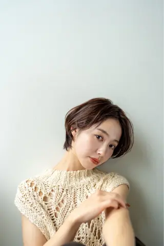 ショート カラー THE DAY所属・AKI HASHIMOTOのヘアスタイル