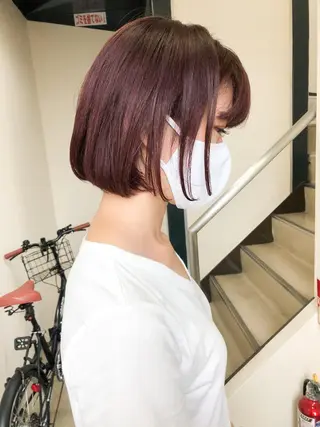 ミディアム カラー 小木曽智美 /ボブ/ショートのヘアスタイル